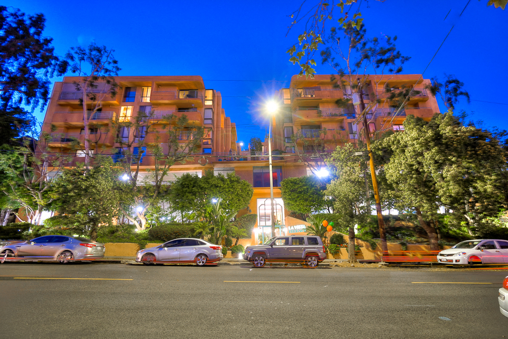Night View at La Vista Terrace, Hollywood, 90046