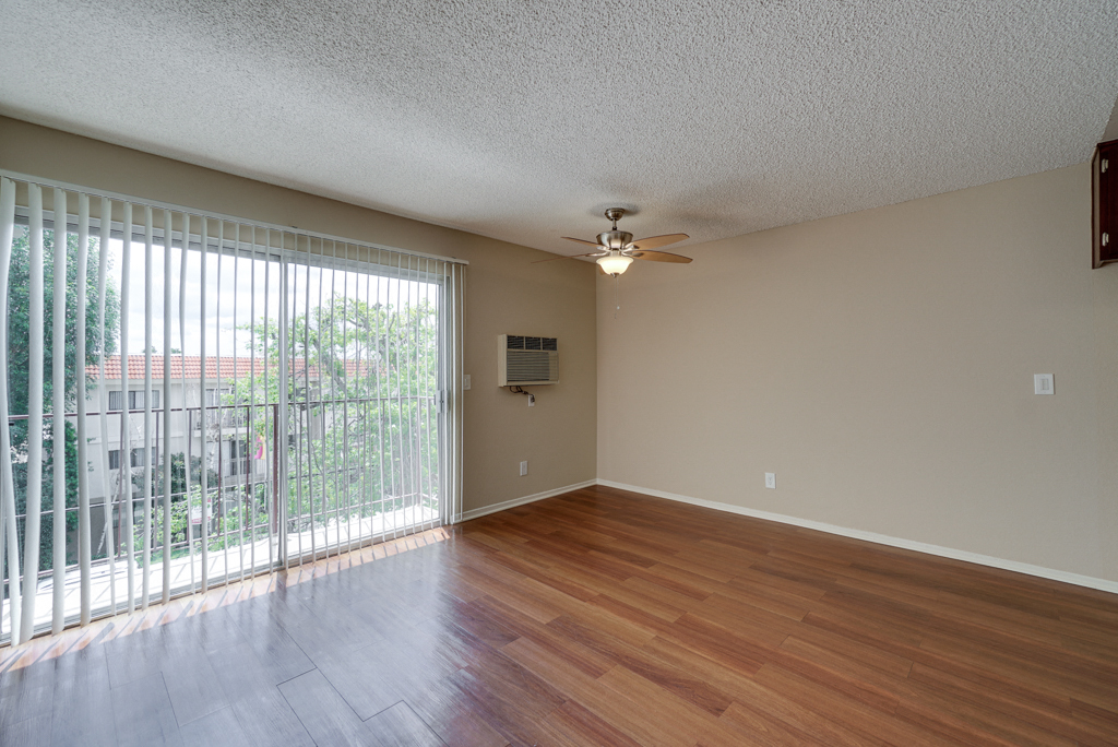 Living Room With Attached Balcony at Park Merridy, Northridge