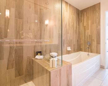 Luxurious Soaking Tubs In Every Bathroom