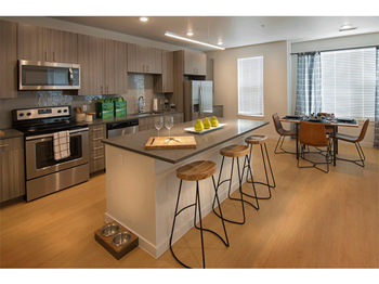 Chef Inspired Kitchen Islands at Cycle Apartments, Ft. Collins, 80525