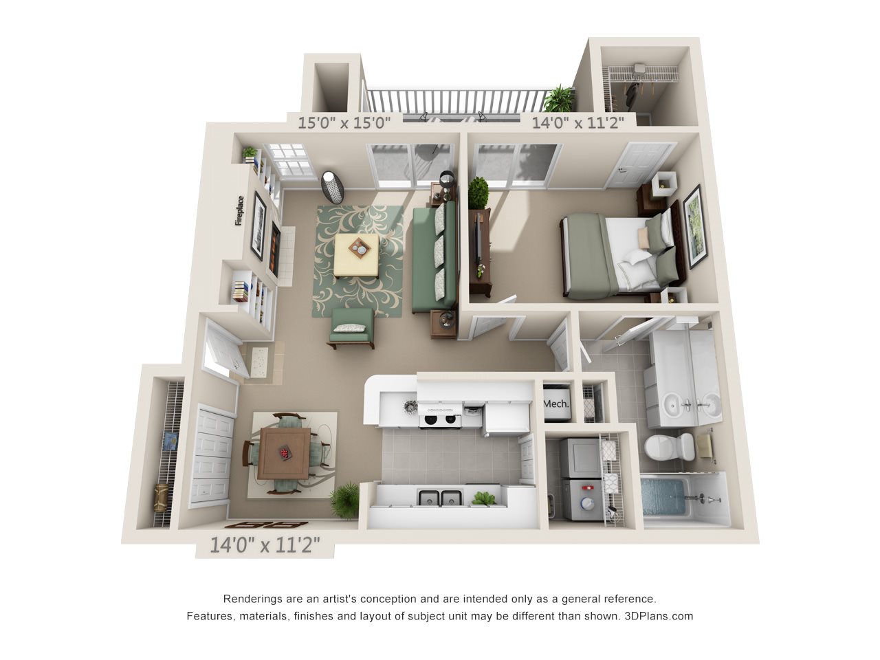 Tybee Floor Plan 1