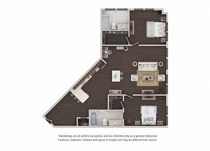Axis Apartments Two Bedroom 2 Axis Apartments Two Bedroom 2