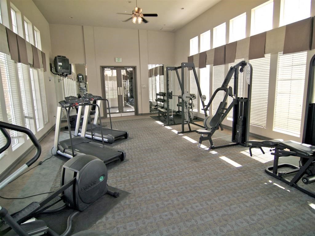 the gym at the apartments for rent