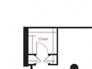 B-1 Floor Plan B-1 Floor Plan at Met Lofts, California, 90015