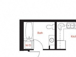 B-5 Floor Plan B-5 Floor Plan at Met Lofts, California