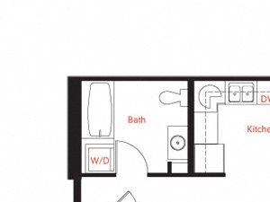B-6 Floor Plan B-6 Floor Plan at Met Lofts, Los Angeles, 90015