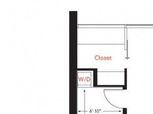 B-8 Floor Plan B-8 Floor Plan at Met Lofts, Los Angeles, CA