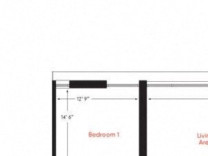D-2 Floor Plan D-2 Floor Plan at Met Lofts, Los Angeles, CA, 90015