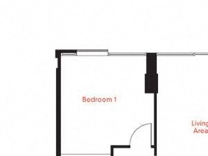 D-3 Floor Plan D-3 Floor Plan at Met Lofts, Los Angeles, 90015