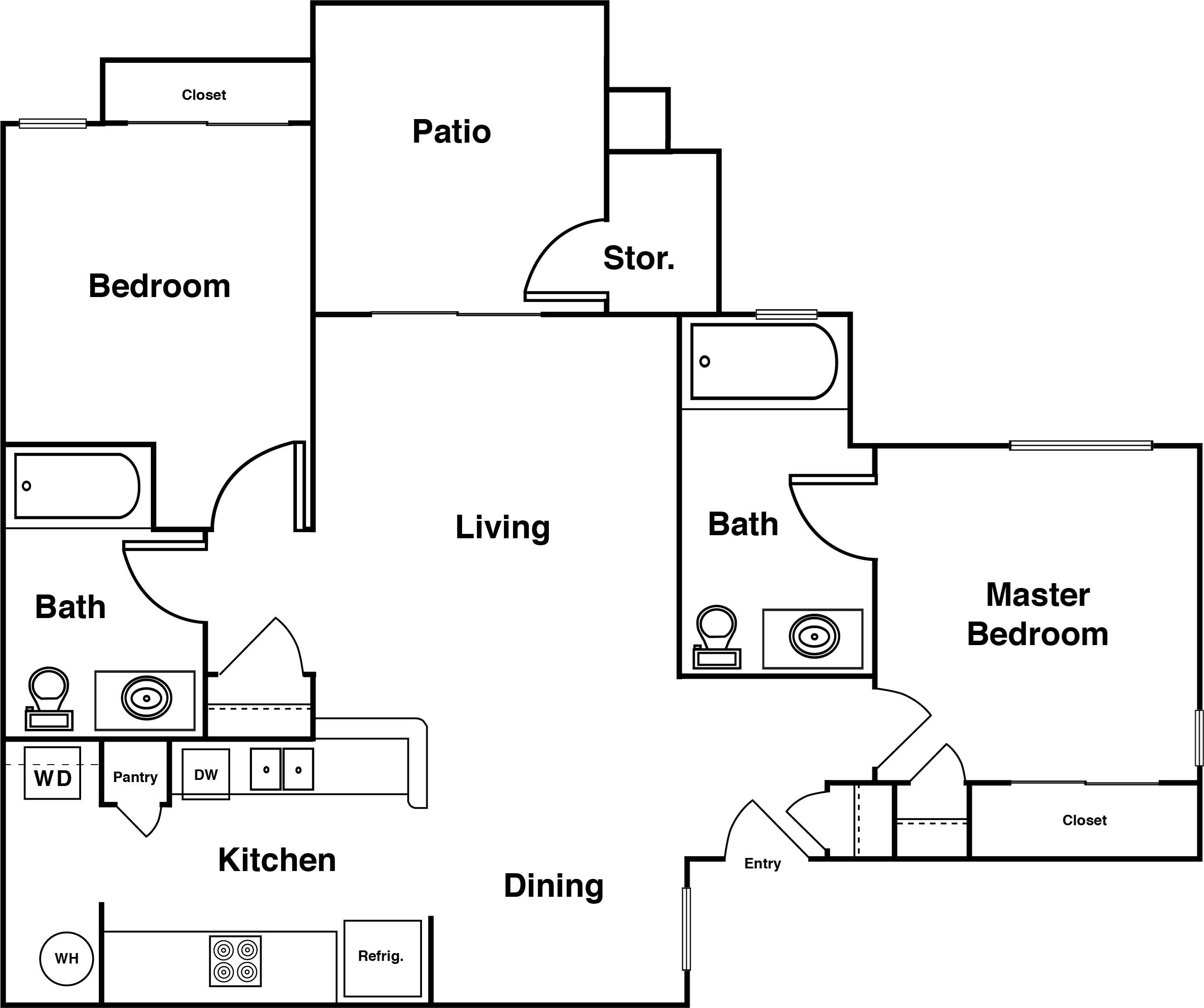 Floor Plans of Winslow Crossings in Winslow, AZ