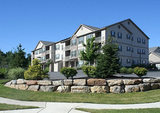 the building where the apartment is located