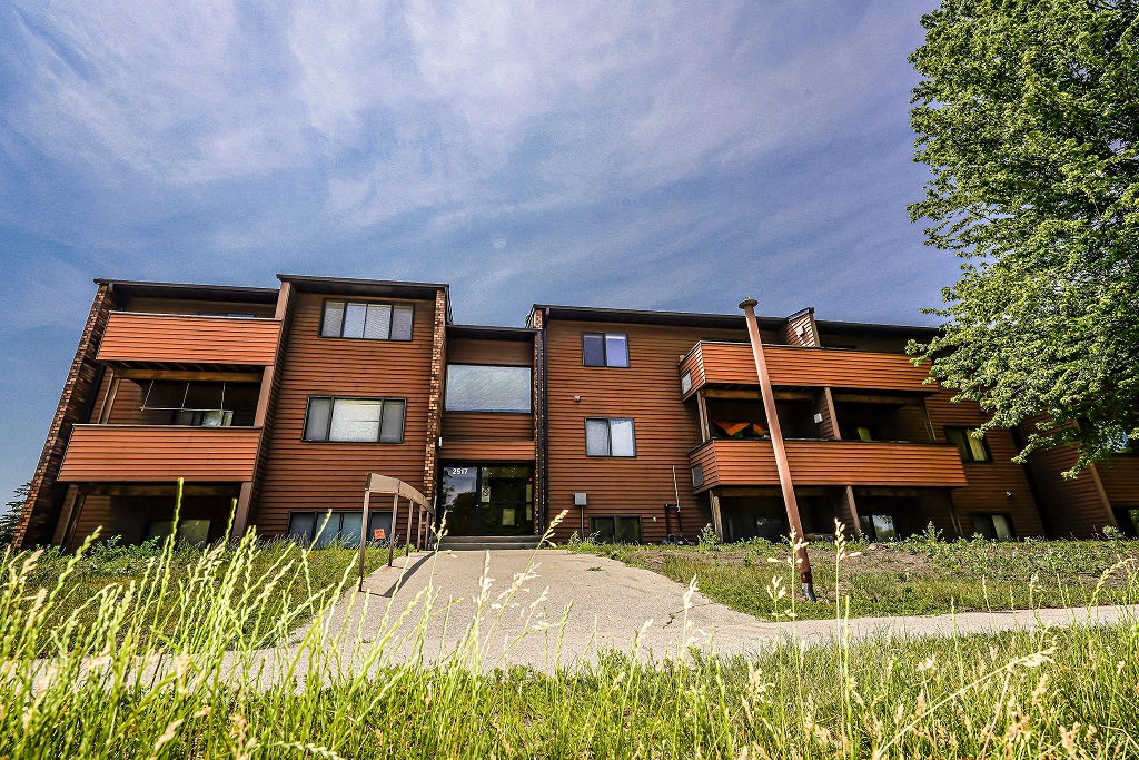 the building in which the apartment is located