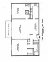 2 bedroom 1.5 bath balcony