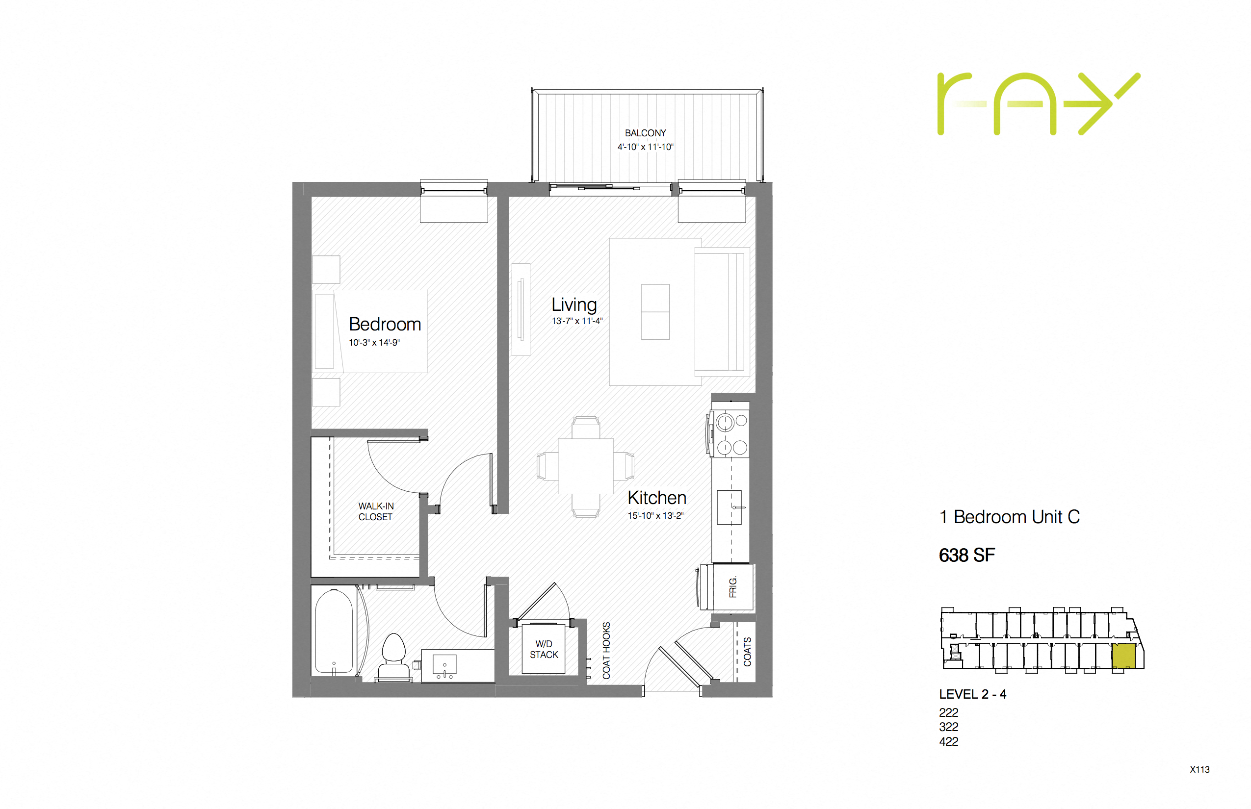 One Bedroom C