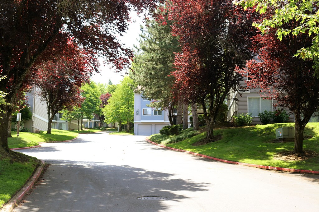 Exterior Street at Townfair Apartments, Gresham, OR