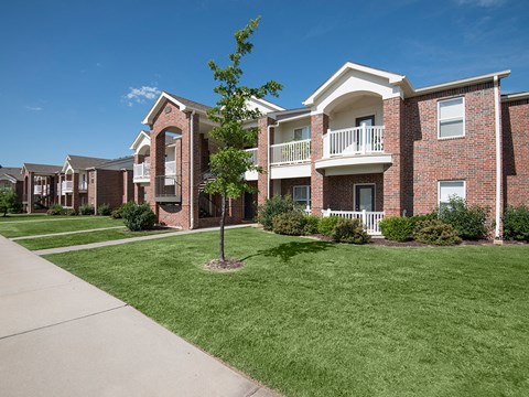 our apartments have a spacious yard and balconies for residents to enjoy