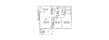 Two Bedroom/One Bathroom