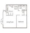 1 Bed/1 Bath