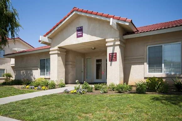 a building with a sign on the front of it