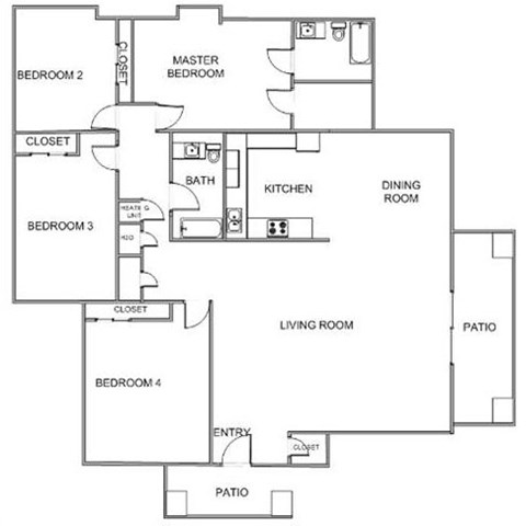 450 W. Springville Avenue 2-4 Beds Apartment for Rent - Photo Gallery 21