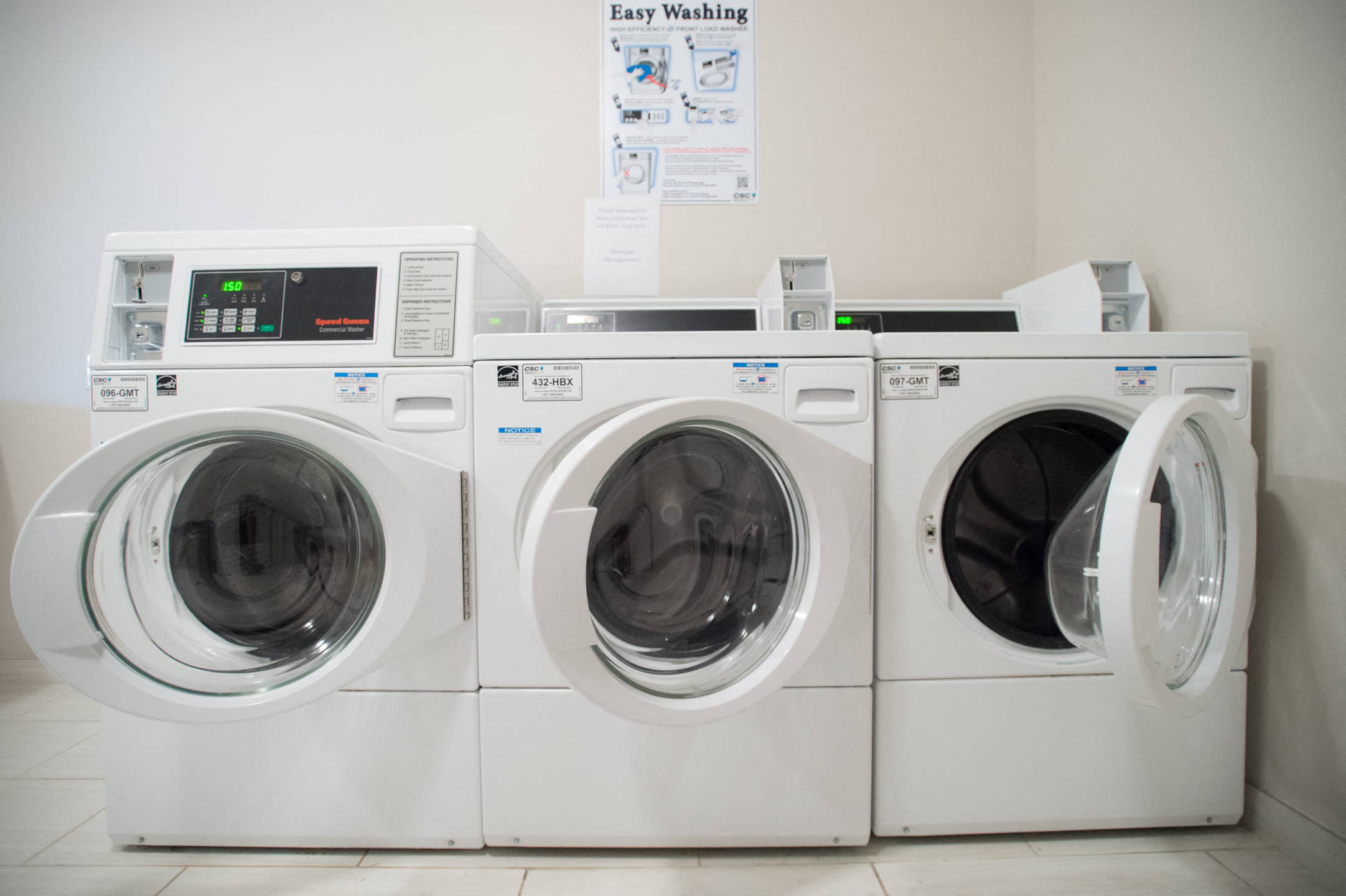 Washers in Laundry Room