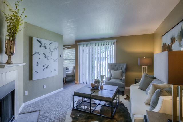 Spacious Living Room at Waverly Gardens Apartments, Portland, 97233 - Photo Gallery 1