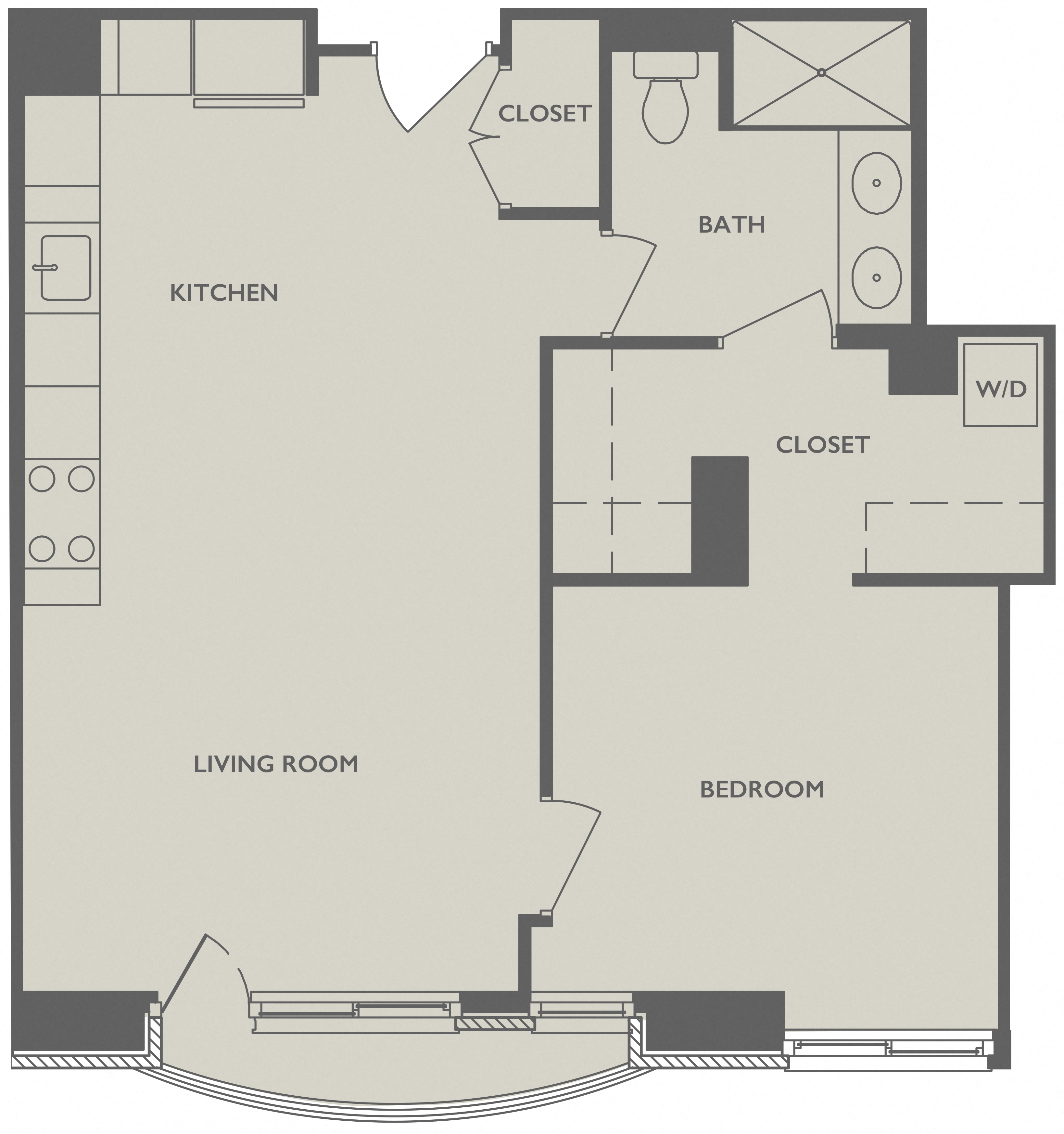 One Bedroom C