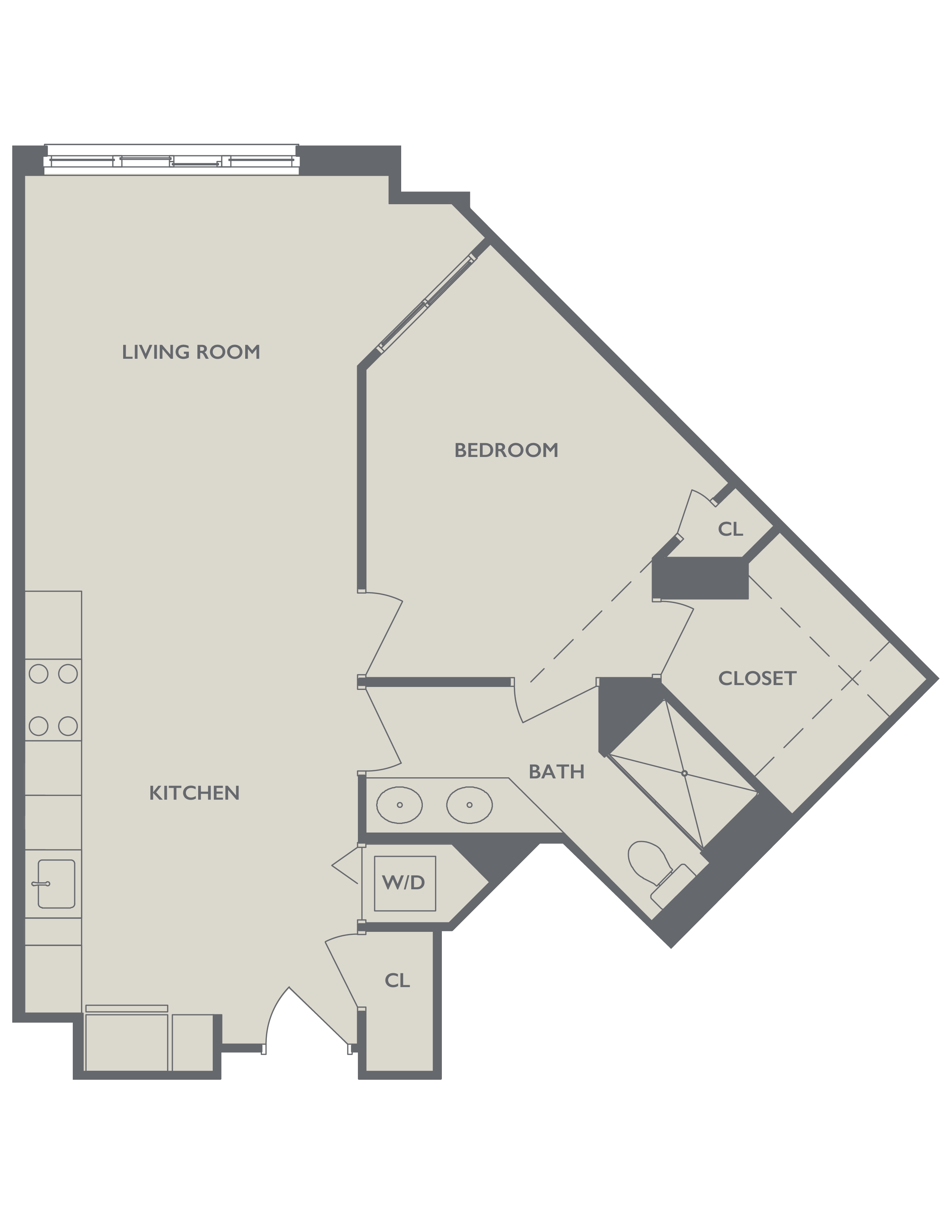 One Bedroom B