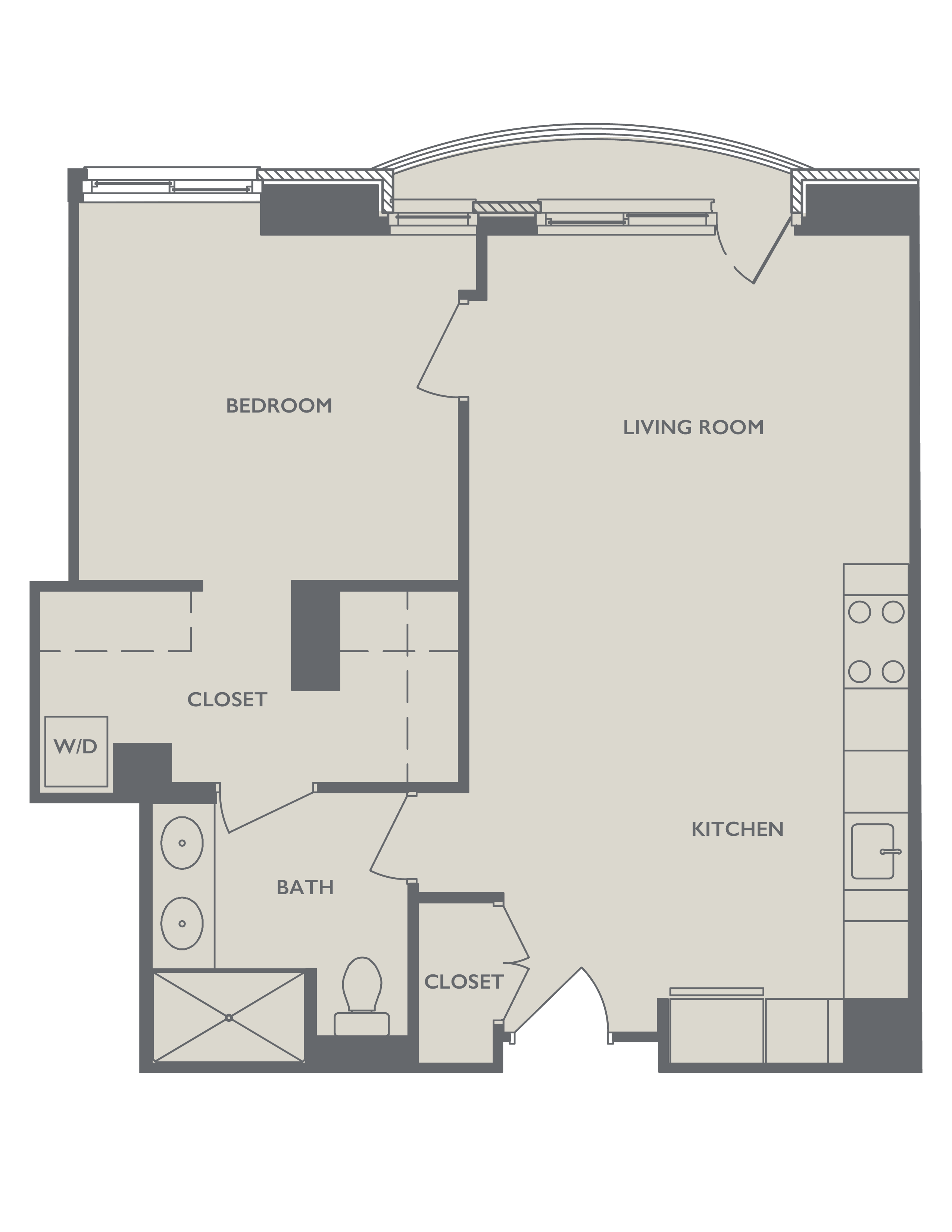 One Bedroom C