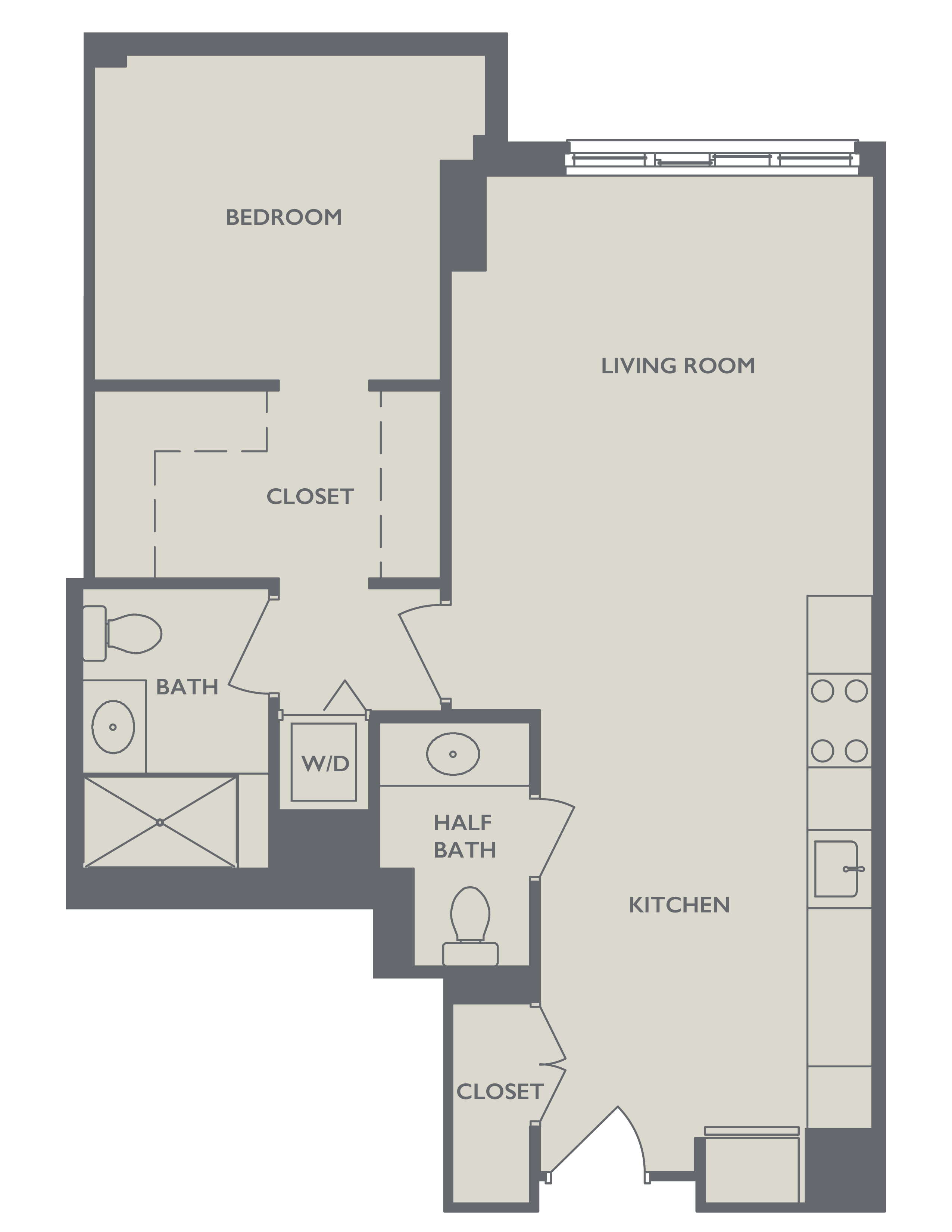 One Bedroom D