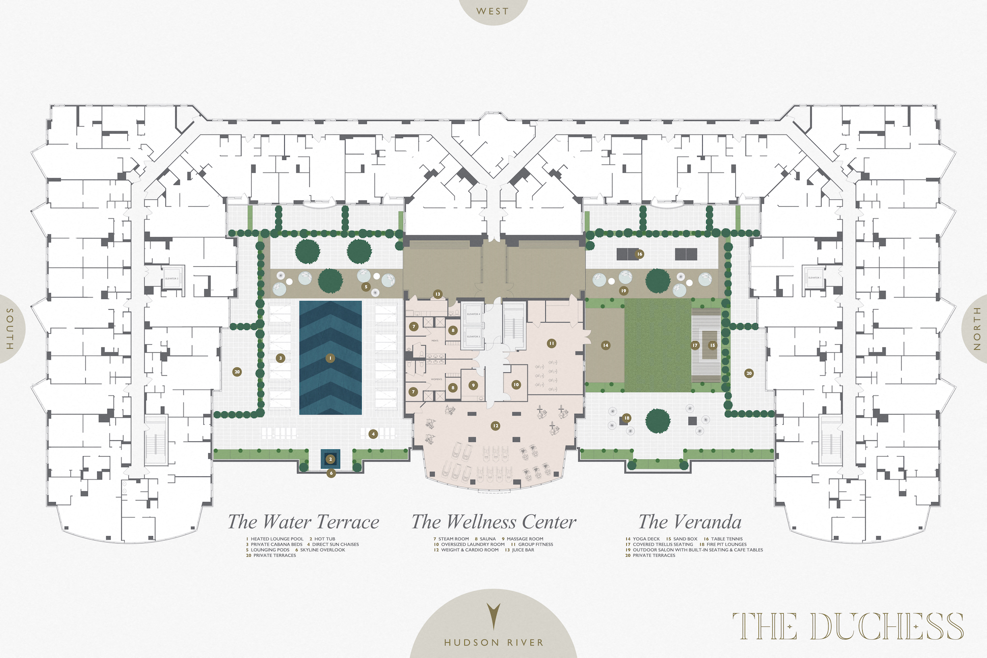 a floor plan of the duchess of windsors residence floor plan