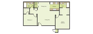 2 Bedroom 2 Bath