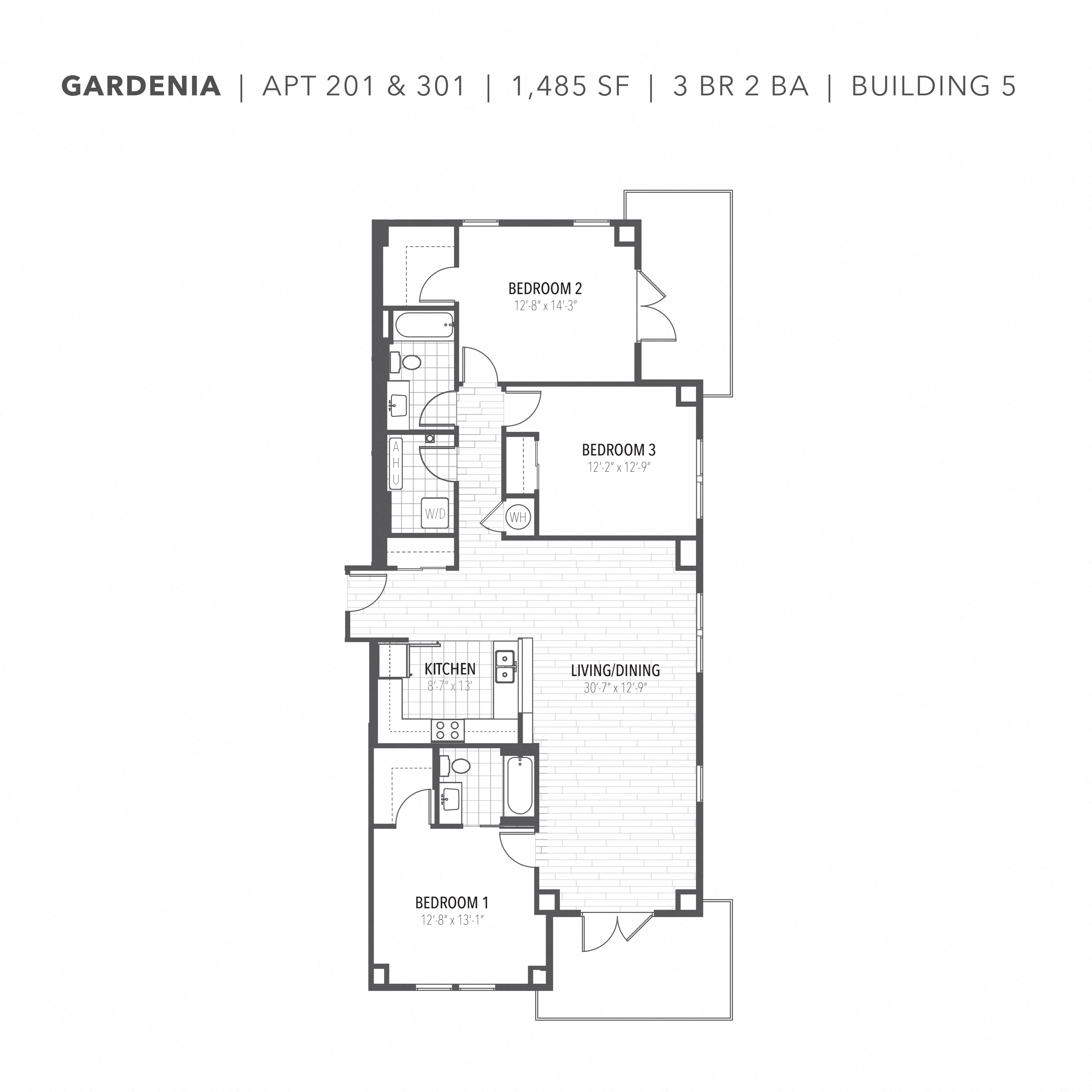 New Apartments In Gainesville Floor Plans at The Flats at Tioga Town