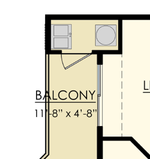 A6 Brand new one bedroom apartment for lease