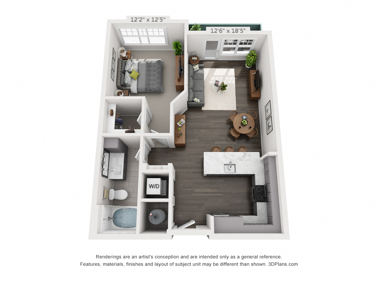 Hawthorne at Friendly floor plans