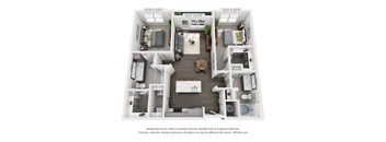 Hawthorne at Friendly Apartments Floor Plan