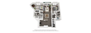 Hawthorne at Friendly Apartments Floor Plan