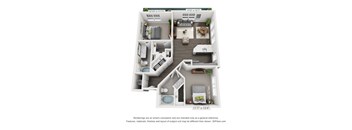 Hawthorne at Friendly Apartments Floor Plan