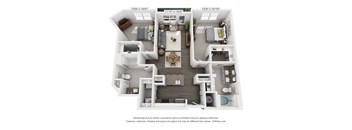 Hawthorne at Friendly Apartments Floor Plan