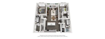 Hawthorne at Friendly Apartments Floor Plan