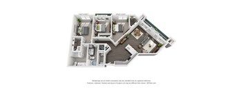 Hawthorne at Friendly Apartments Floor Plan