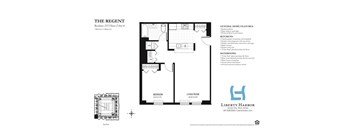 30 REGENT-1 BEDROOM PLAN H