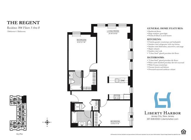 30 REGENT-2 BEDROOM PLAN E