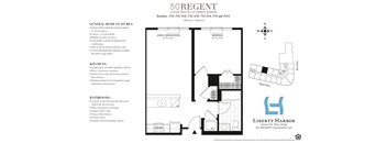 50 REGENT-1 BEDROOM PLAN O