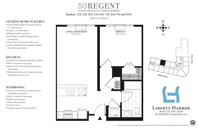 50 REGENT-1 BEDROOM PLAN O