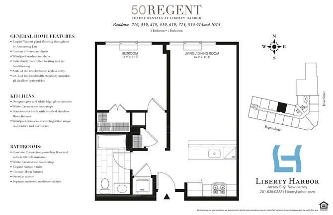 50 REGENT-1 BEDROOM PLAN P