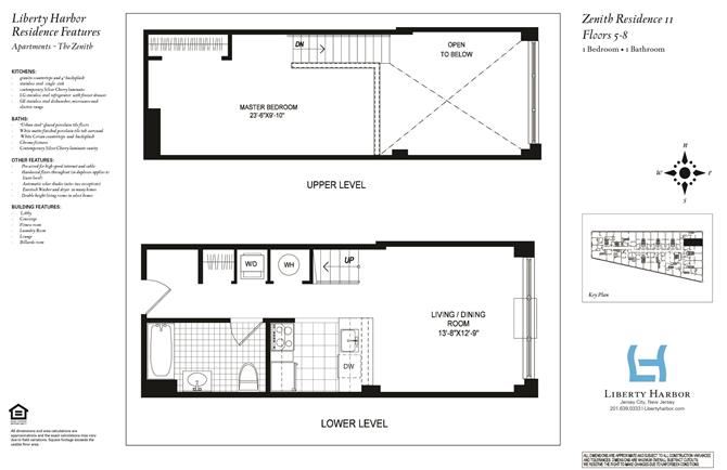ZENITH 1-BEDROOM DUPLEX PLAN F