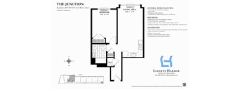 JUNCTION-1 BEDROOM PLAN E