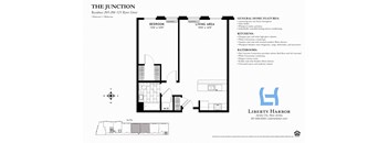 JUNCTION-1 BEDROOM PLAN G