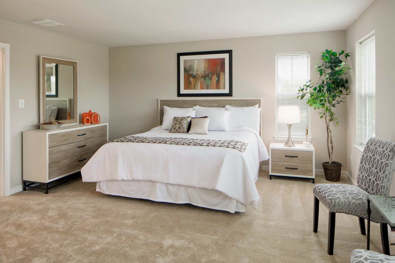 Spacious bedrooms with Over sized Windows at Townes at Pine Orchard, Ellicott City, MD 21042